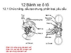 Bài giảng Cấu trúc ô tô - Bài 12 + 13