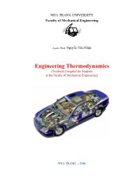 Engineering Thermodynamics - Nguyễn Văn Nhận