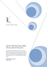 Giáo trình Quản trị thương hiệu - Chiến lược phát triển thương hiệu - Đặng Đình Trạm