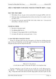 Giáo trình Tiện ren tam giác (Phần 2)