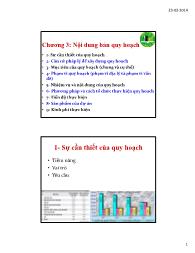 Bài giảng Hoạch định và phát triển nuôi trồng thủy sản - Chương 3: Nội dung bản quy hoạch - Nguyễn Văn Trai