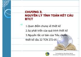 Bài giảng môn Kết cấu bê tông cốt thép - Chương 3: Nguyên lý tính toán kết cấu bê tông cốt thép - Đào Sỹ Đán