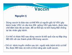 Bài giảng Vaccin