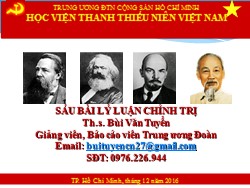 Chủ nghĩa Mác – Lênin, tư tưởng Hồ Chí Minh – nền tảng tư tưởng, kim chỉ nam cho hành động cách mạng của Đảng Cộng sản Việt Nam