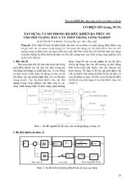 Xây dựng và mô phỏng bộ điều khiển đa thức số cho đối tượng máy cán thép trong công nghiệp