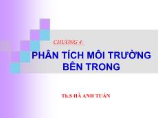 Bài giảng Quản trị chiến lược - Chương 4: Chương 4: Phân tích môi trường bên trong - Hà Anh Tuấn