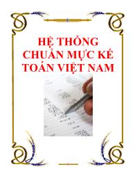 Hệ thống chuẩn mực kế toán Việt Nam