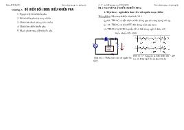 Bài giảng Điện tử công suất và ứng dụng - Chương 3: Bộ biến đổi điều khiển pha