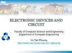 Bài giảng Linh kiện và mạch điện tử - Chương 2: BJT Transistor