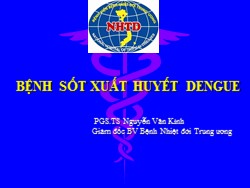 Bài giảng Bệnh sốt xuất huyết Dengue - Nguyễn Văn Kính