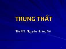 Bài giảng Trung thất - Nguyễn Hoàng Vũ