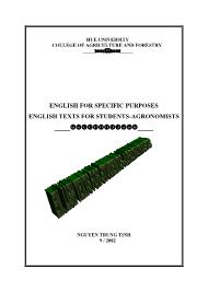 English for specific purposes english texts for students-agronomists
