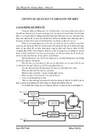 Giáo trình Kỹ thuật đo lương điện - Điện tử - Lưu Thế Vinh (Phần 2)