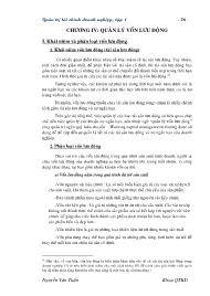 Giáo trình Quản trị tài chính doanh nghiệp - Tập 1 - Nguyễn Văn Tuấn (Phần 2)