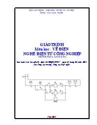 Giáo trình Vẽ điện - Nghề: Điện tử công nghiệp - Lê Văn Hiền (Trình độ cao đẳng)