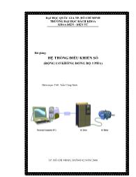 Bài giảng Hệ thống điều khiển số (Động cơ không đồng bộ 3 pha) - Trần Công Binh