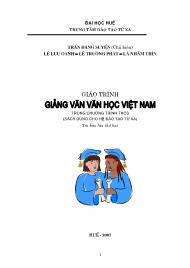 Giáo trình Giảng văn Văn học Việt Nam - Trần Đăng Suyền