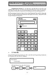 Hướng dẫn tự học PLC CPM1 qua hình ảnh - Chương 3: Lập trình Programming Console