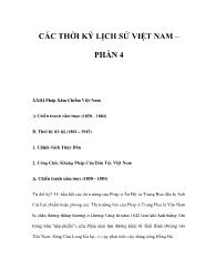 Tài liệu Các thời kỳ lịch sử Việt Nam - Phần 4