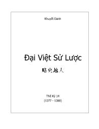 Tài liệu Đại Việt sử lược