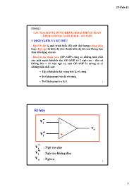 Bài giảng Kỹ thuật điện tử - Chương 5: Các mạch ứng dụng khuếch đại thuật toán - Lê Chí Thông