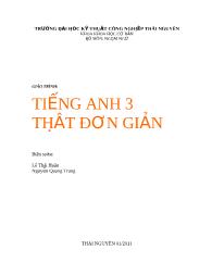 Giáo trình Tiếng Anh 3 - Lê Thái Huân