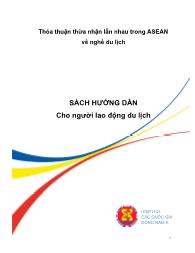 Sách hướng dẫn - Thỏa thuận thừa nhận lẫn nhau trong ASEAN (MRA) về Nghề Du lịch (Phần 2)