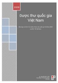 Tài liệu Dược thư quốc gia Việt Nam