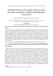 Optimization of steel roof trusses using machine learning-assisted differential evolution